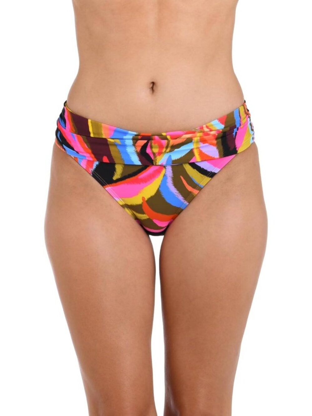 Island Goddess Halter Triangle Swimsuit Top & Hipster Bottom Set for Women